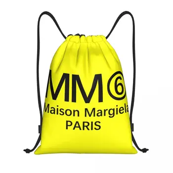 Custom Mm6 Margielas Tähed Prindi Pingutusnöör Kott Naistele, Meestele, Kerge Sport Jõusaal Ladustamise Seljakott