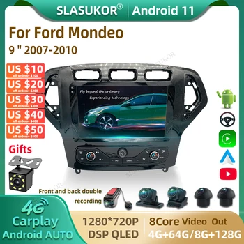 9 Tolline Ford Mondeo 2007-2010 Android Autoraadio Multimeedia Video Player Car Audio Stereo-Mängija Navigeerimine